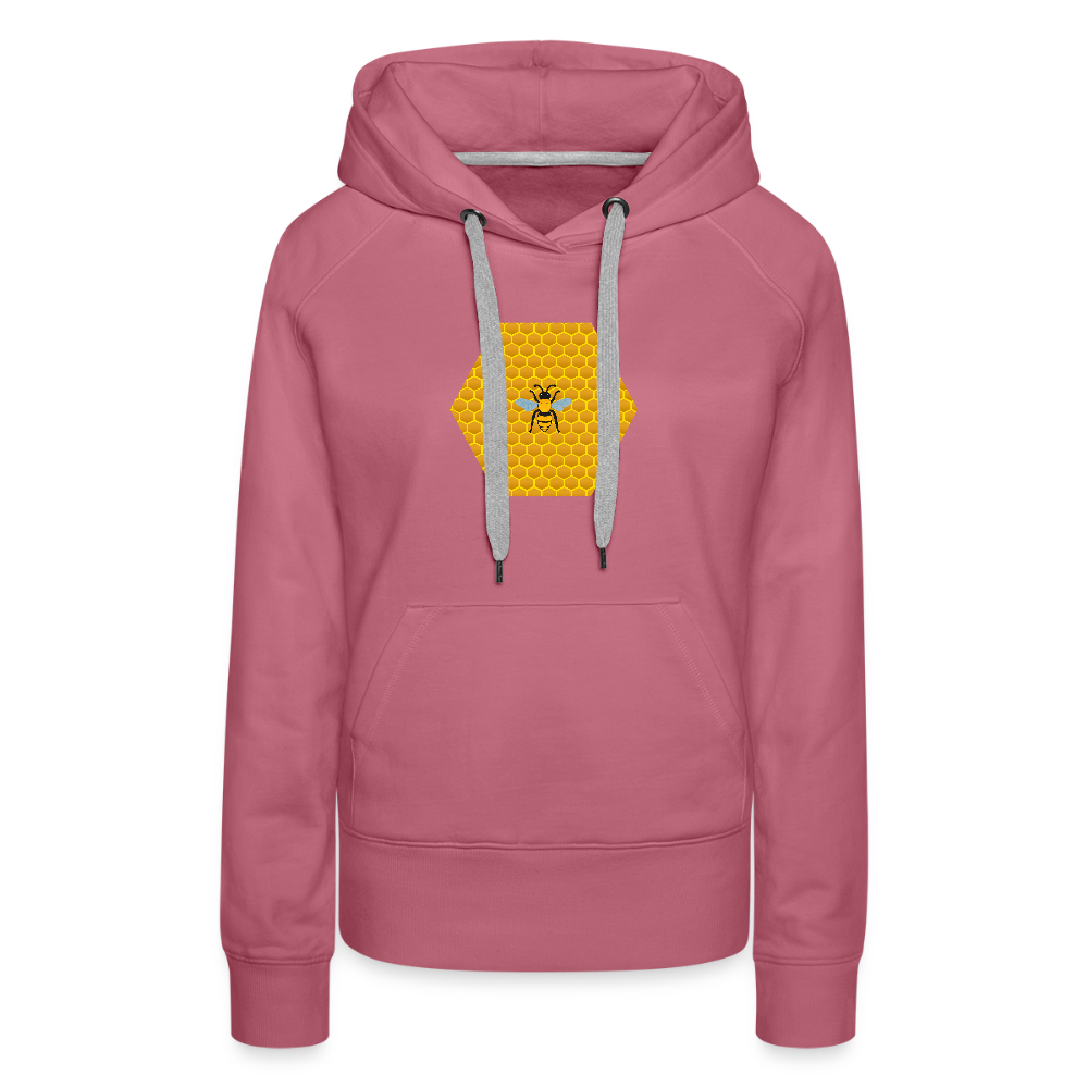 Bee & Honeycomb women’s premium hoodie - mauve
