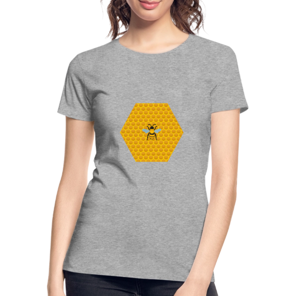 Bee & Honeycomb Women’s Organic Cotton T-Shirt - heather grey