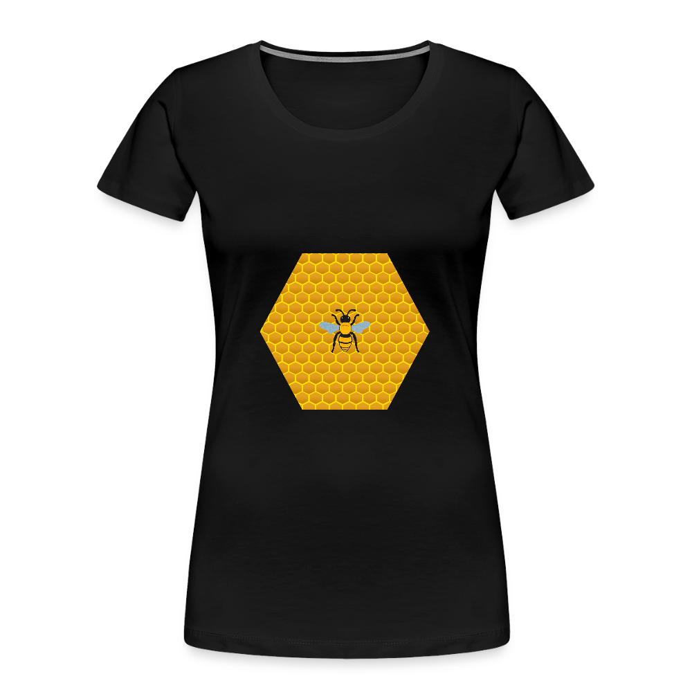 Bee & Honeycomb Women’s Organic Cotton T-Shirt - black