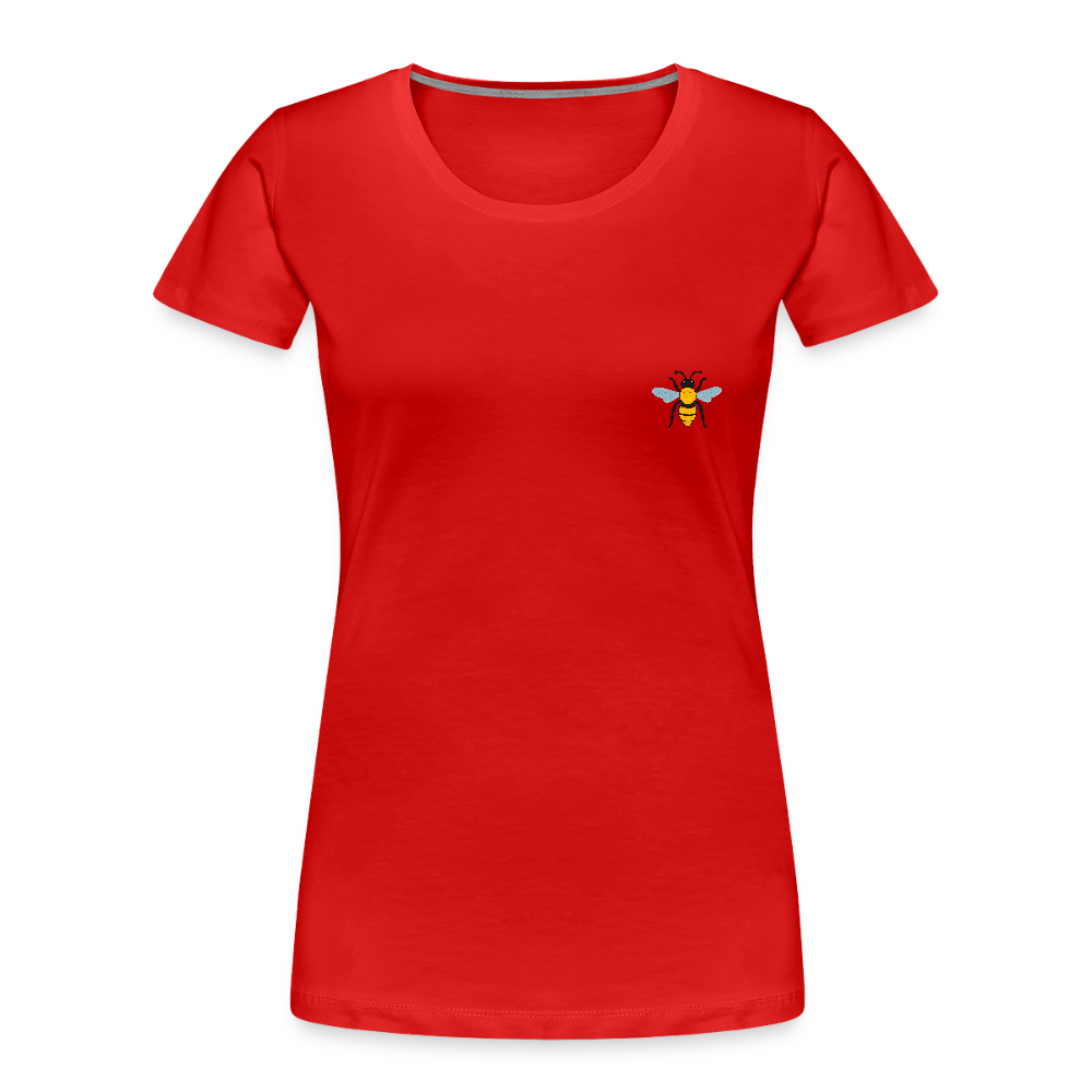 Bee Women’s Premium Organic Cotton T-Shirt - red