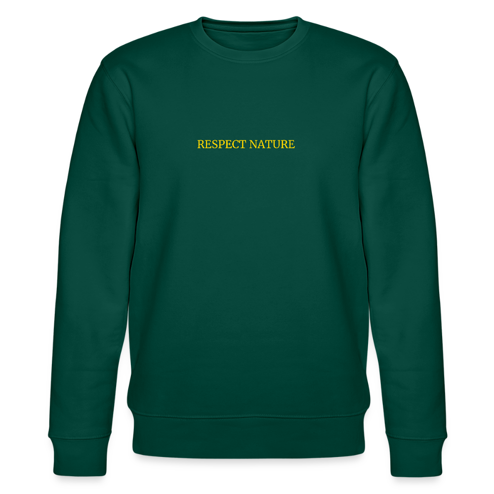 Respect nature organic cotton men's sweatshirt - forest