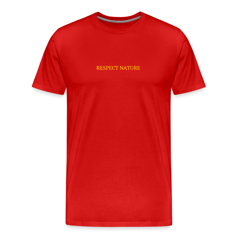 Respect Nature Men’s organic cotton T-Shirt - red