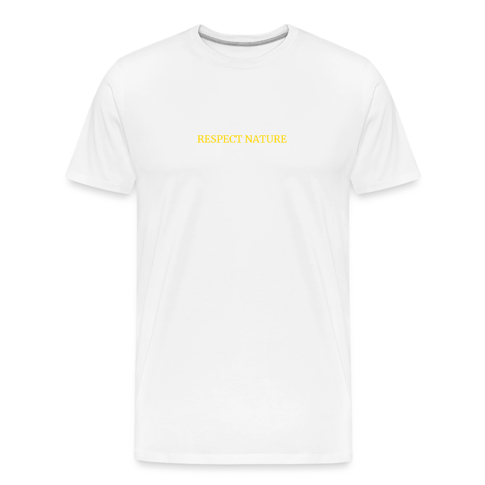 Respect Nature Men’s organic cotton T-Shirt - white