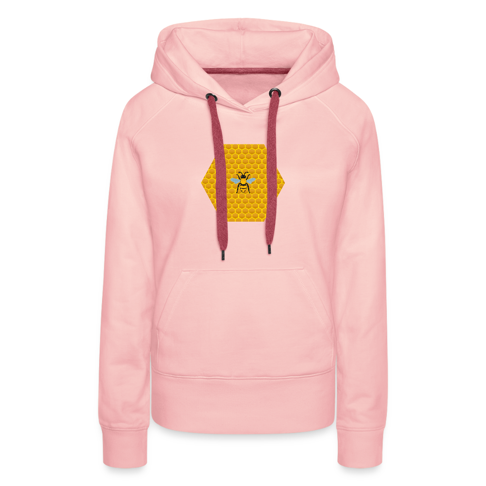 Bee & Honeycomb women’s premium hoodie - crystal pink