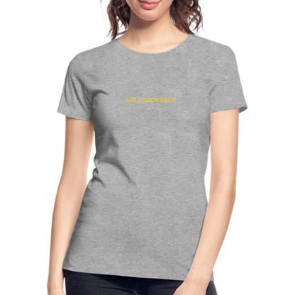 Time Quote Women’s organic cotton T-Shirt - heather grey