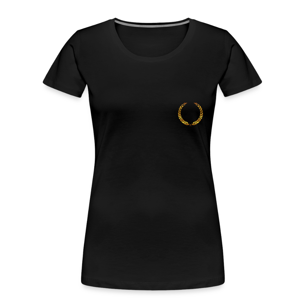 Golden laurels women’s Organic cotton T-Shirt - black