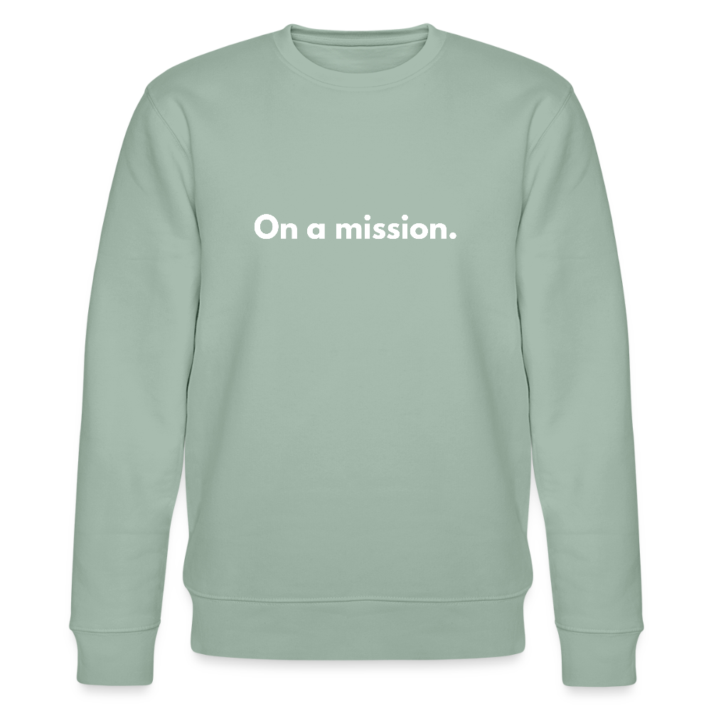 On a mission organic cotton sweatshirt - aloe