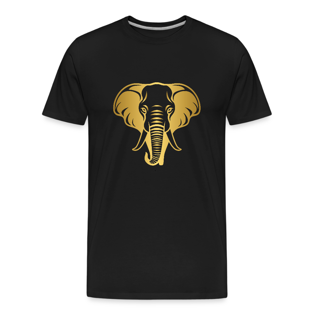 Elephant men’s Organic cotton T-Shirt - black