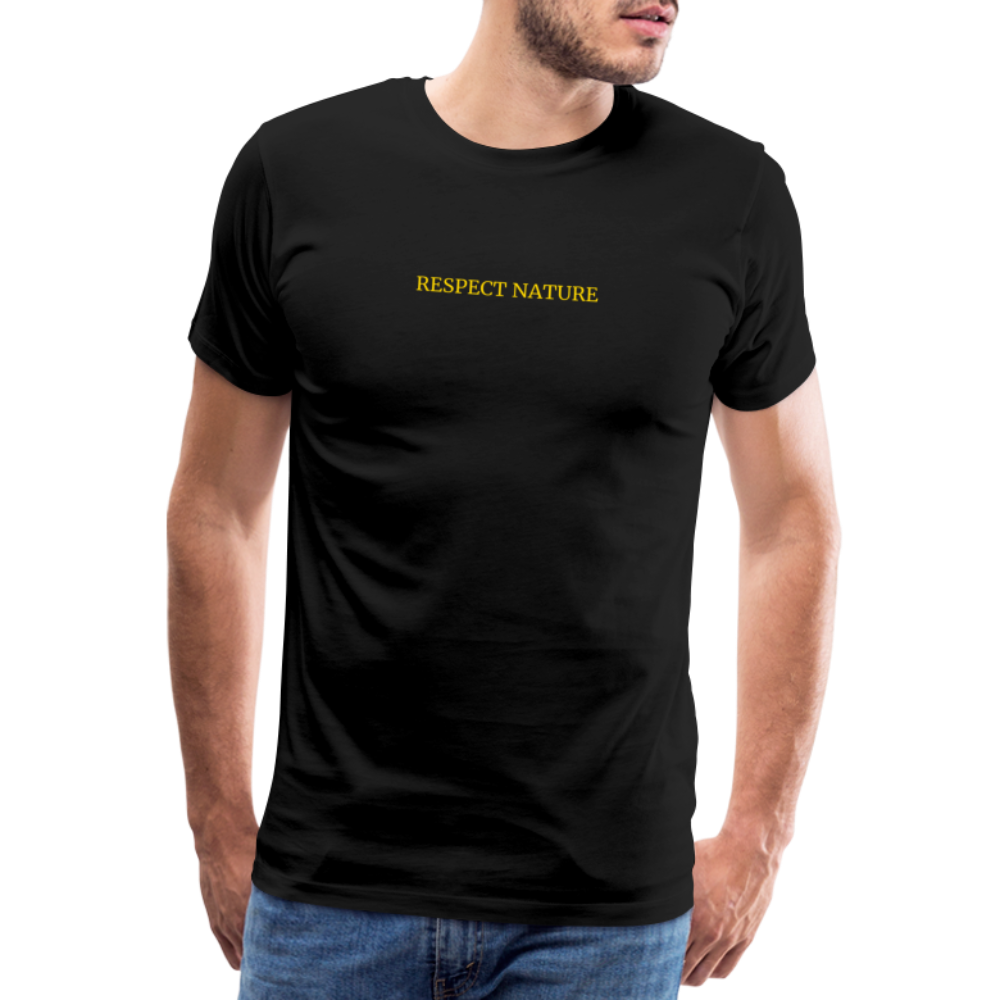 Respect Nature Men’s Premium T-Shirt - black