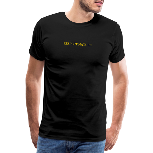 Respect Nature Men’s Premium T-Shirt - black