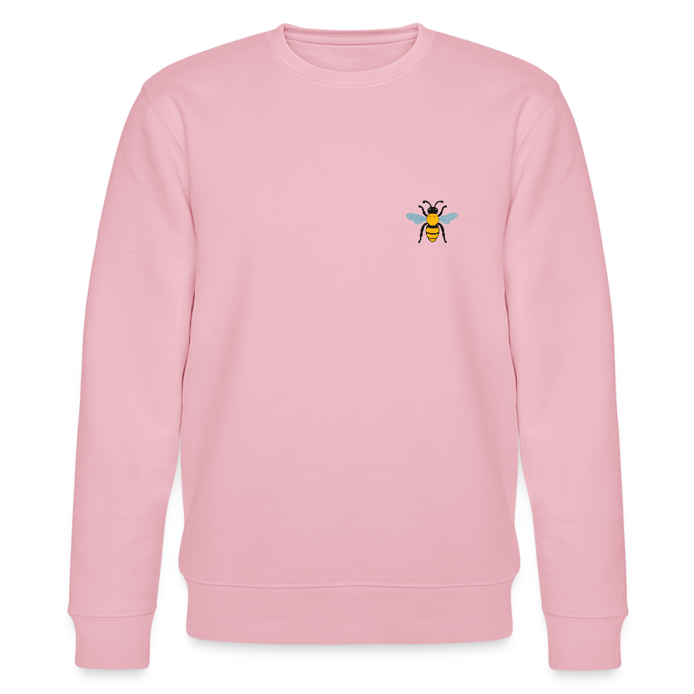 Bee Organic cotton men's sweatshirt - cotton pink
