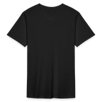 Elemental Men's Organic cotton V-Neck T-Shirt - black