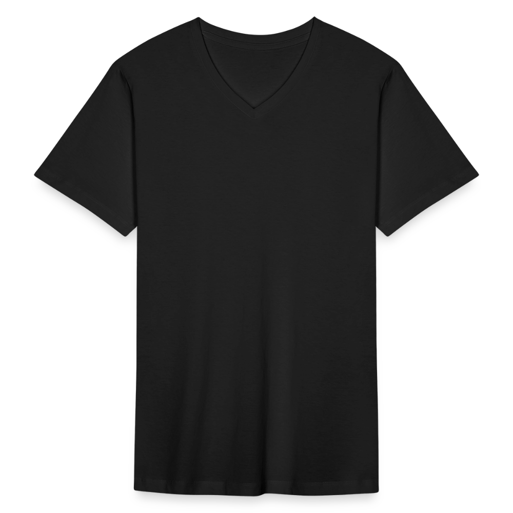 Elemental Men's Organic cotton V-Neck T-Shirt - black
