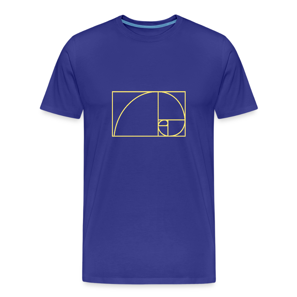 Fibonacci men’s  organic cotton T-Shirt - royal blue