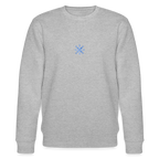 Snowflake organic cotton women's sweatshirt - heather grey
