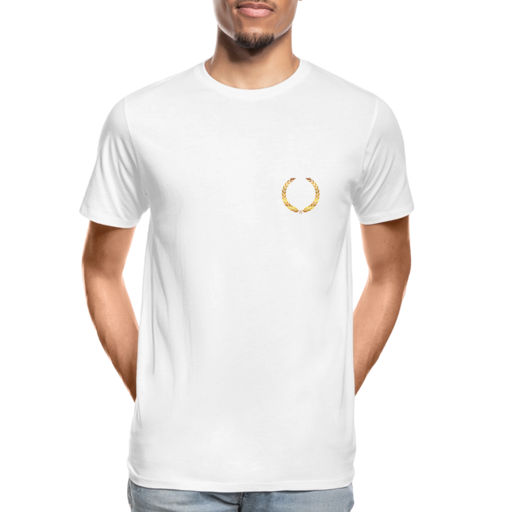 Golden laurels men’s Organic cotton T-Shirt - white