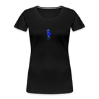 Seahorse minimalist Women’s organic cotton T-Shirt - black