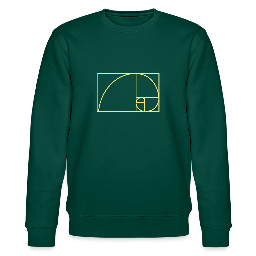 Fibonacci men's Organic Sweatshirt - forest