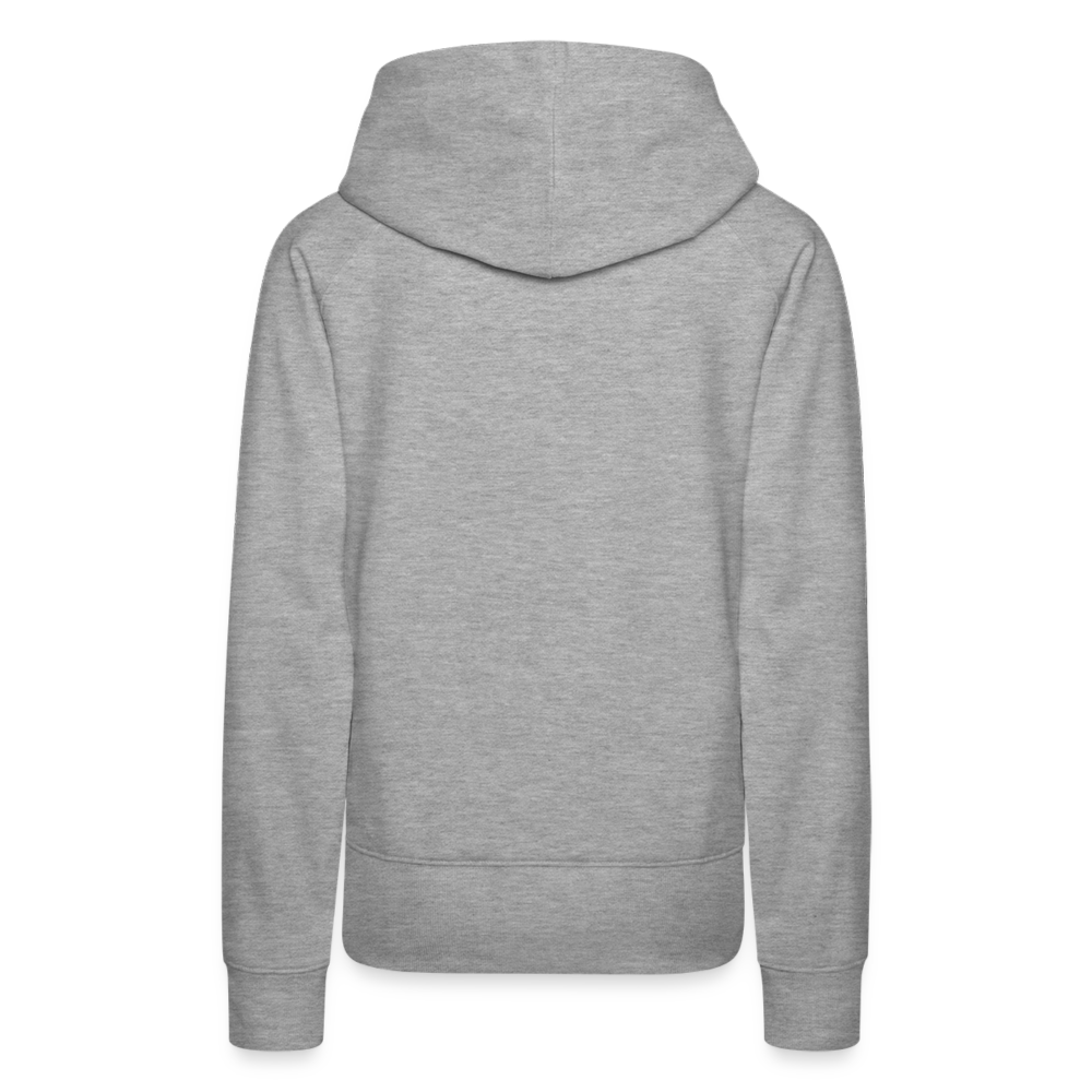 Blue Seahorse Women’s Premium Hoodie - heather grey