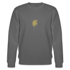 Atom organic cotton women's sweatshirt - anthracite