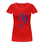 Ocean dance women’s organic cotton T-Shirt - red