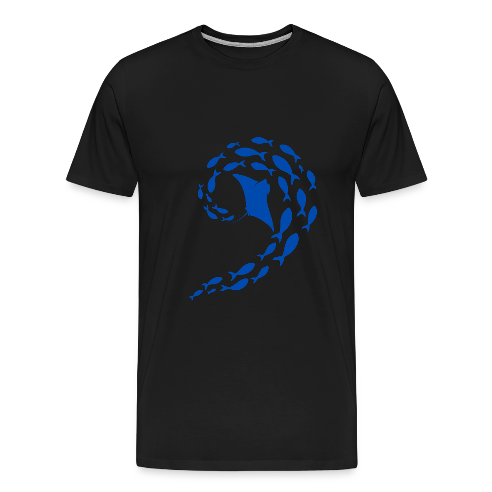 Ocean dance men’s Organic cotton T-Shirt - black