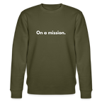 On a mission organic cotton sweatshirt - khaki
