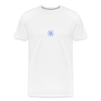 Snowflake Men’s Premium Organic T-Shirt - white