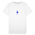 Seahorse minimalist men’s organic  cotton T-Shirt - white