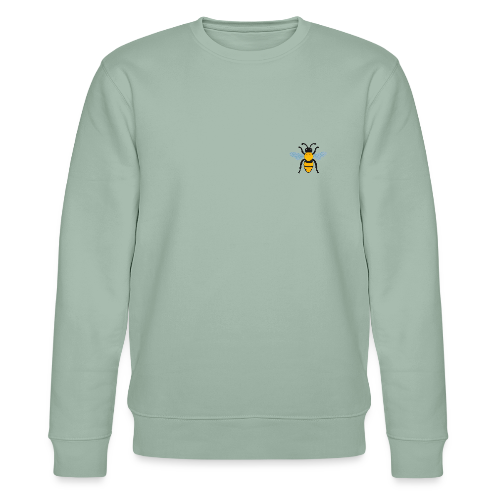 Bee Organic cotton men's sweatshirt - aloe