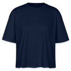 Elex Women’s Boxy Organic cotton T-Shirt - navy