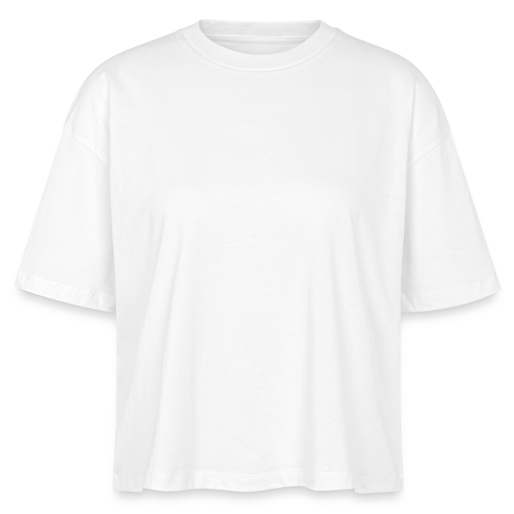 Elex Women’s Boxy Organic cotton T-Shirt - white
