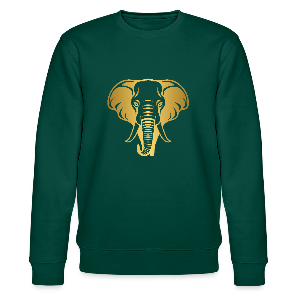 Elephant women's Organic cotton Sweatshirt - forest