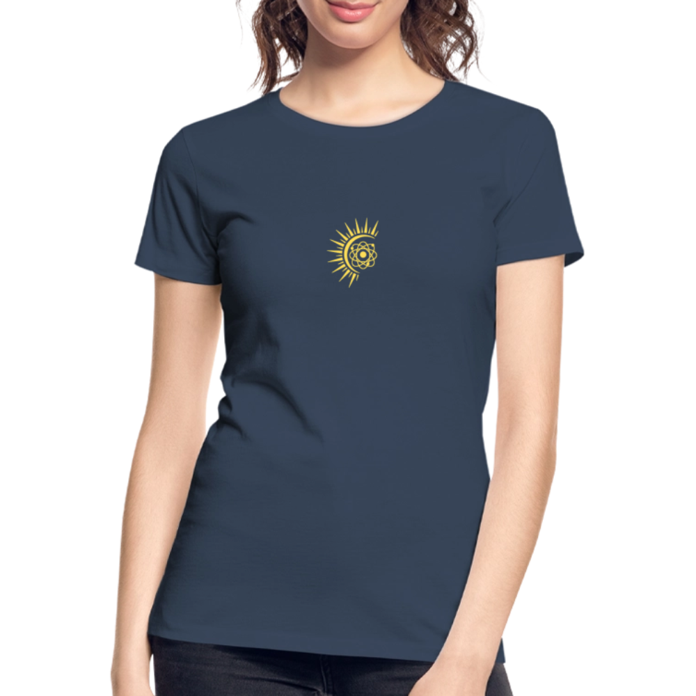 Atom women’s organic cotton T-Shirt - navy