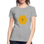 Bee & Honeycomb Women’s Organic Cotton T-Shirt - heather grey