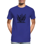 Wolves men’s Organic cotton T-Shirt - royal blue