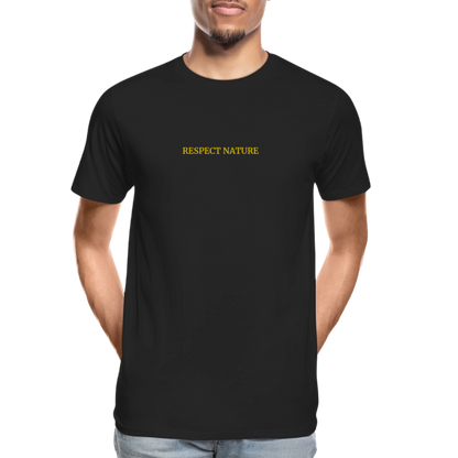 Respect Nature Men’s organic cotton T-Shirt - black
