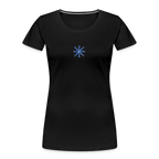 Snowflake Women’s Premium Organic T-Shirt - black