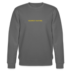 Respect nature organic cotton men's sweatshirt - anthracite