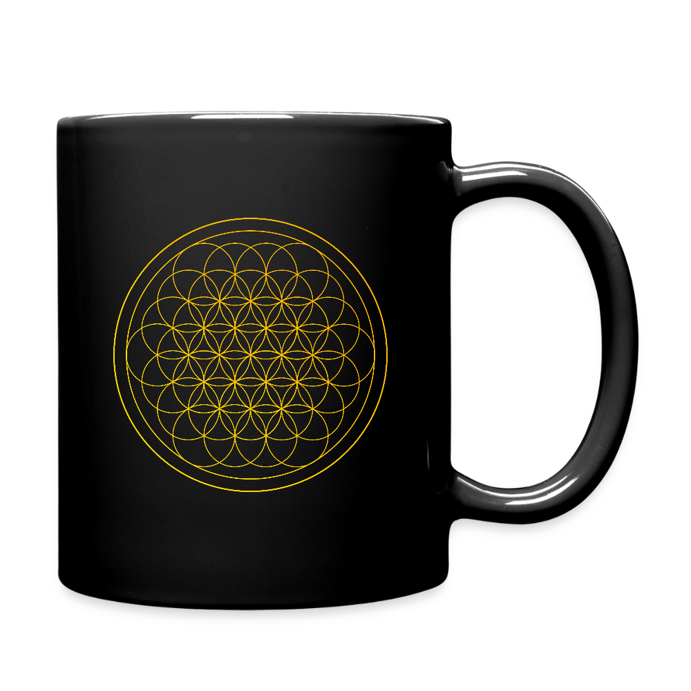 Flower of life Mug - black