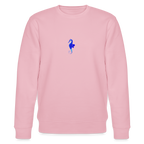 Seahorse minimalist organic cotton men's sweatshirt - cotton pink