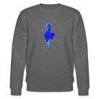 Seahorse organic cotton women's sweatshirt - anthracite