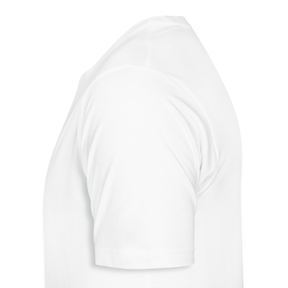 Seahorse minimalist men’s organic  cotton T-Shirt - white