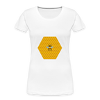 Bee & Honeycomb Women’s Organic Cotton T-Shirt - white