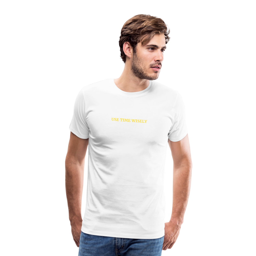 Time quote Men’s Premium T-Shirt - white