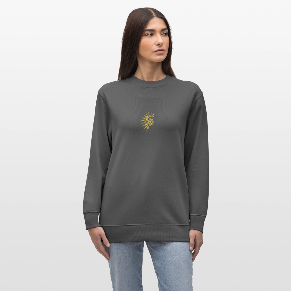 Atom organic cotton women's sweatshirt - anthracite