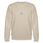 Snowflake organic cotton women's sweatshirt - beige