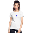 Seahorse minimalist Women’s organic cotton T-Shirt - white