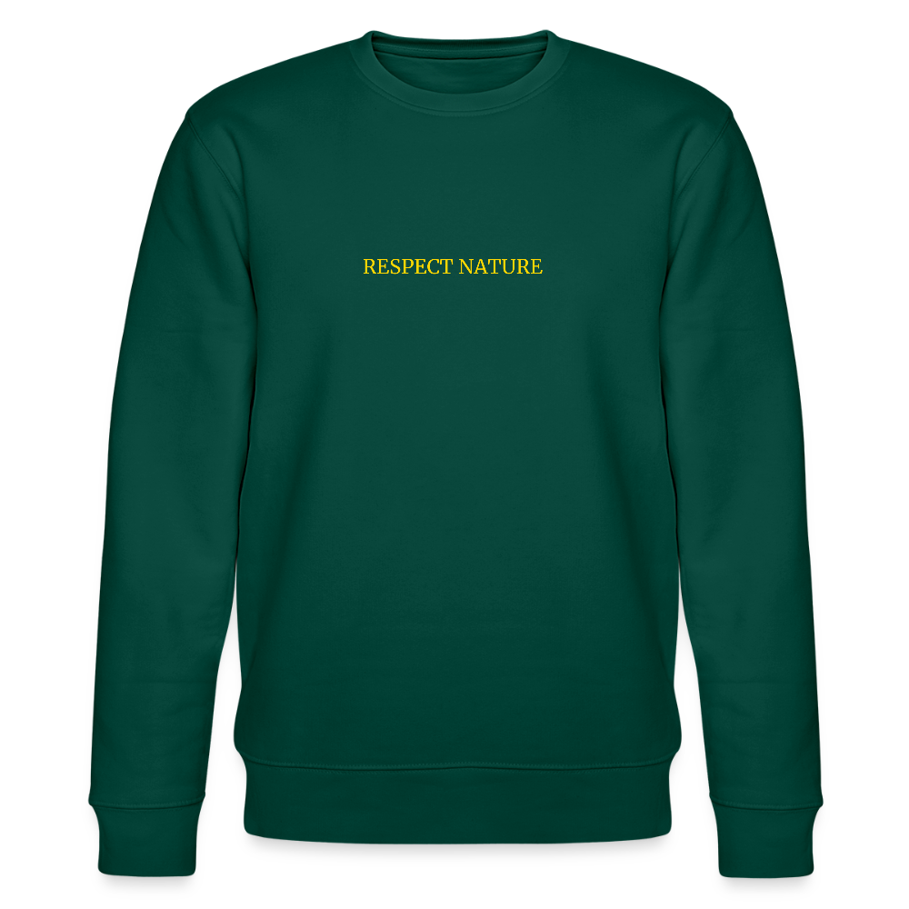 Respect nature organic cotton women's sweatshirt - forest