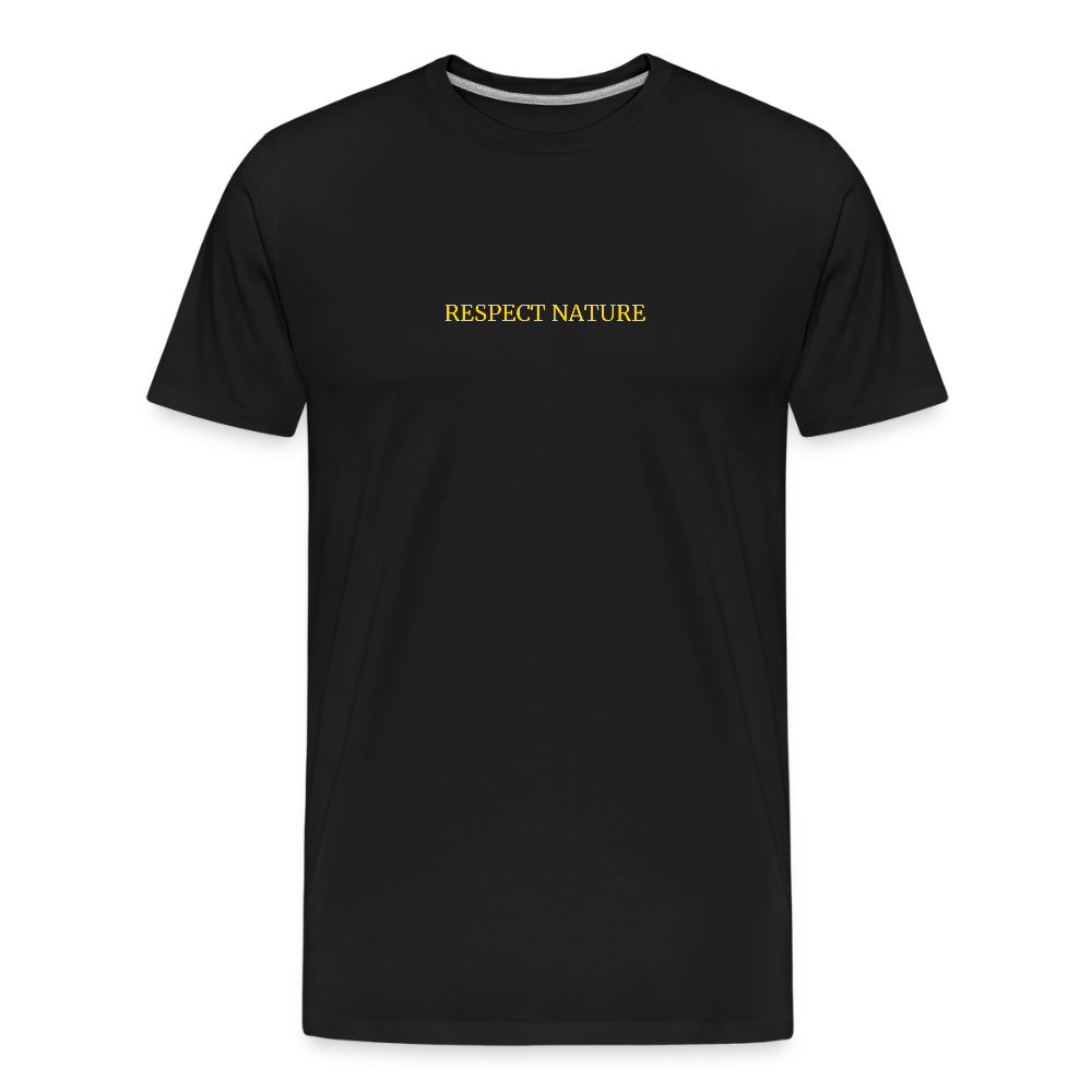 Respect Nature Men’s organic cotton T-Shirt - black
